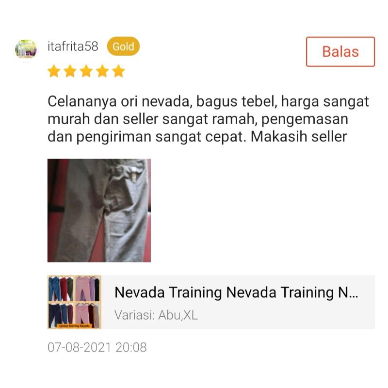 Celana Tidur Trening Nevada Polos Unisex Pria dan Wanita Clana Training Panjang Wanita Bawahan Untuk Olahraga