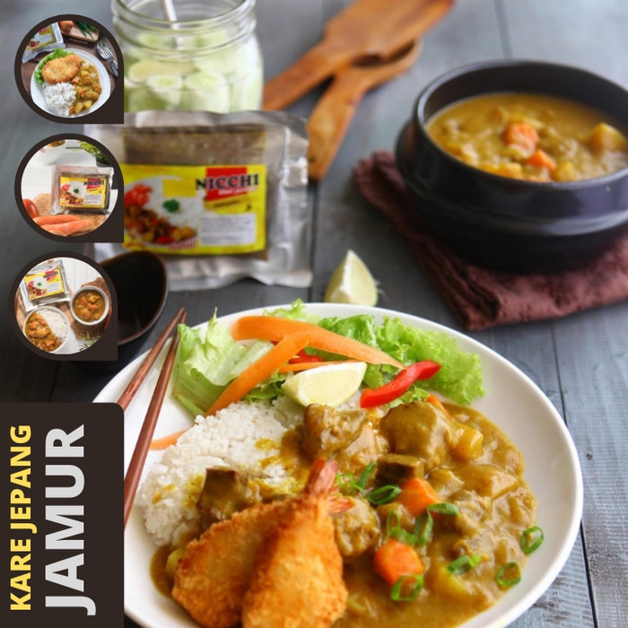

NICCHI Kare Jepang Jamur | Kari Jepang Jamur | Japanese Curry Jamur - Tidak Pedas