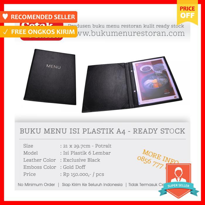 

Buku Menu Restoran Isi Plastik A4 Ready Stock