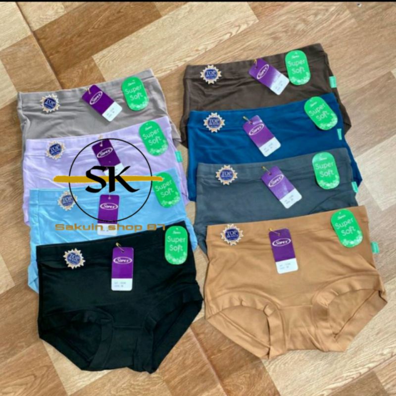 SAKUIN[6pcs]Cd Celana Dalam Wanita sorex Maxi 1238/Cd Wanita Sorex /Cd Basic Super Soft 1238/Cd Sore