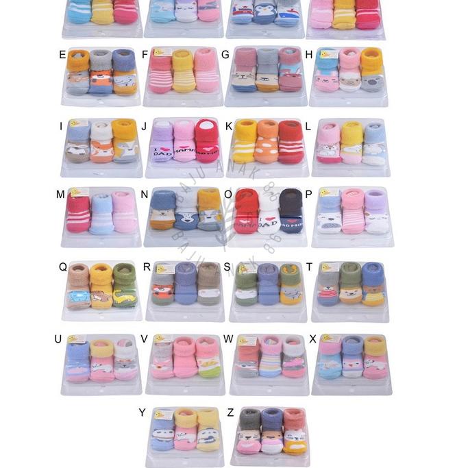 READY Kaos Kaki Bayi Premium Winteku isi 3 - 022.4652 3590 ㆂ