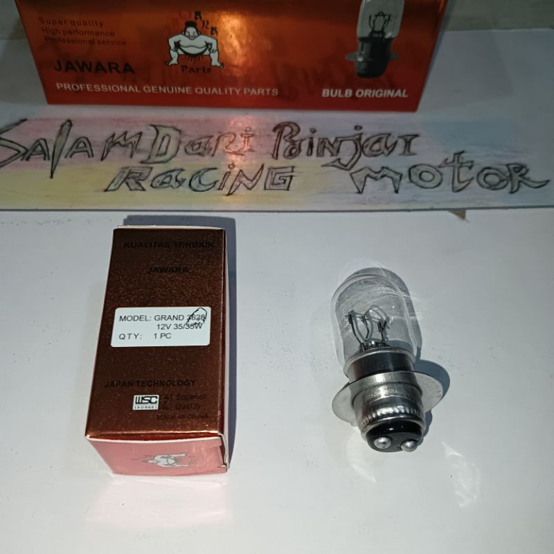 BOLA LAMPU DEPAN UTAMA BULAT MOTOR LAMPU DEPAN STANDART GRAND SUPRA X JAWARA
