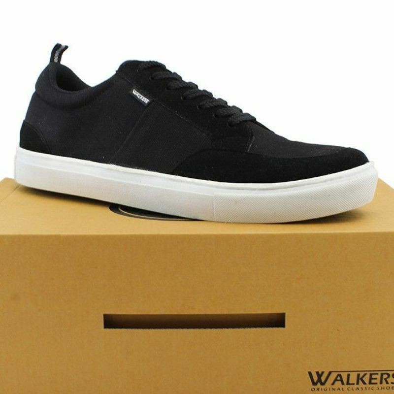 SEPATU PRIA SNEAKERS DERBYU HITAM