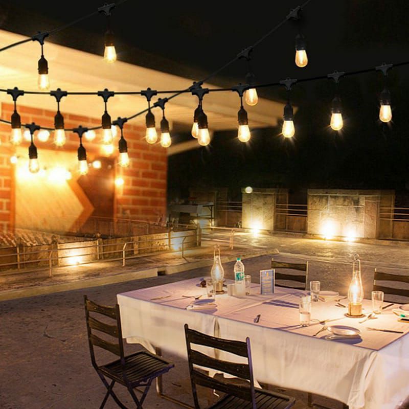 KABEL FITING OUTDOOR 10METER 10FITING DAN 20 FITING GANTUNG LAMPU CAFE