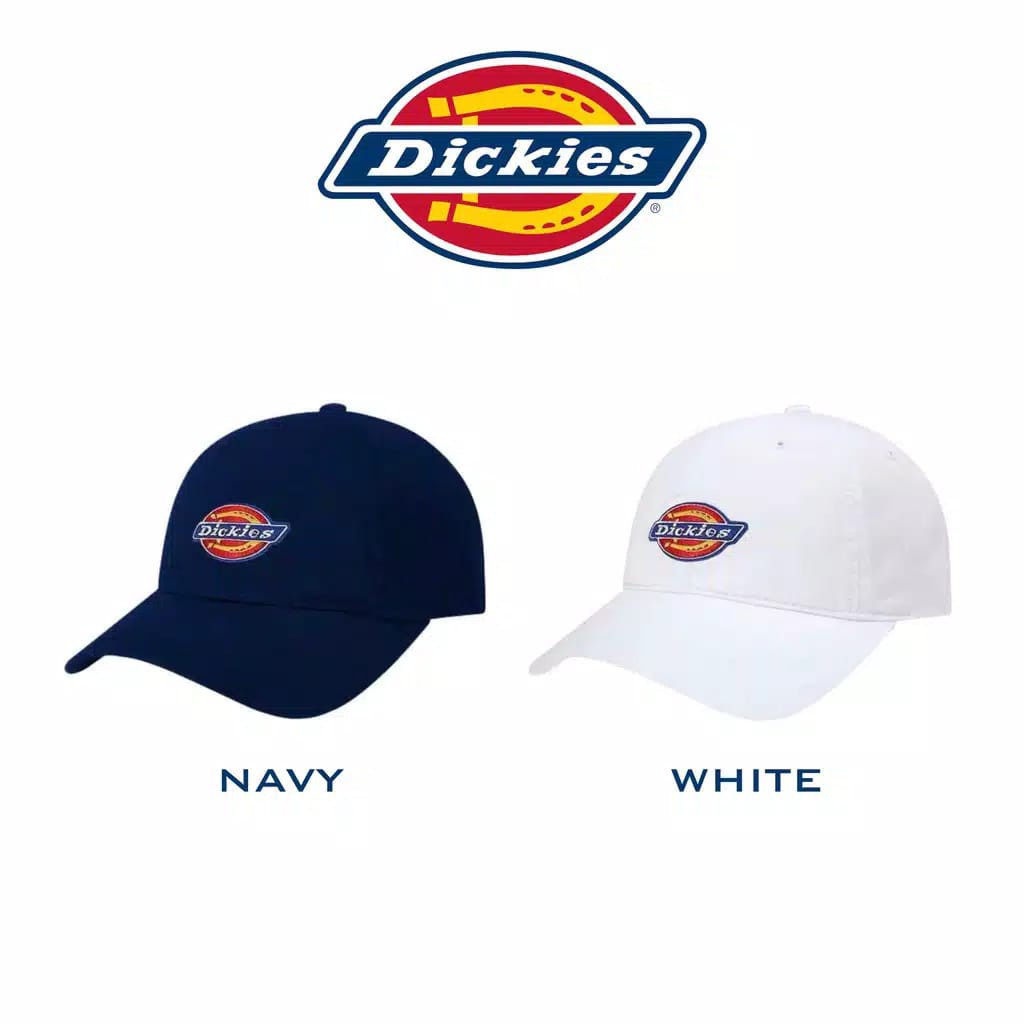 Topi Polo Dickies / Topi Cakop Besi Bordir Dickies Casual Look Kualitas Distro Premium
