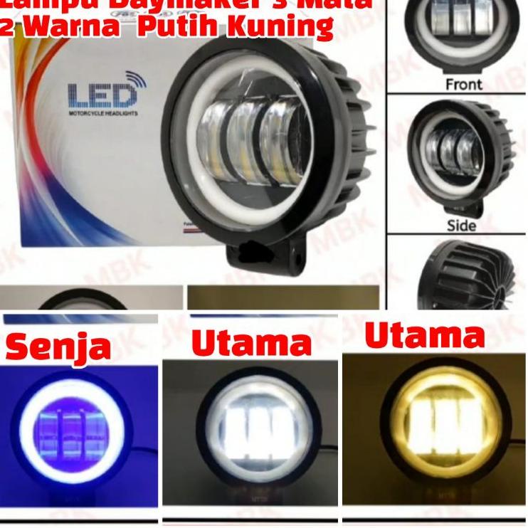 [KODE 7N0F8] Lampu tembak Sorot Cwl K30 3 Mata / Lampu Daymaker 3 Lensa 30 & 60 watt led Cwl S.2344 