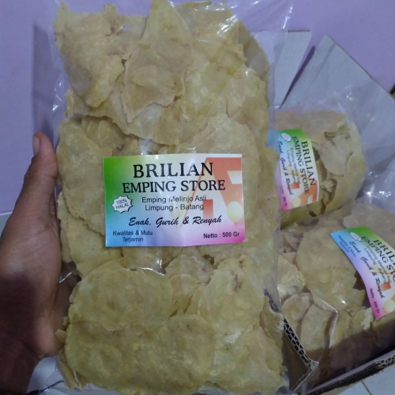 

Sekar_Shop07 Emping Pecahan Manis /Emping Jumbo Pecahan Manis/Emping Tp Pecahan/Kemasan 500 Gram