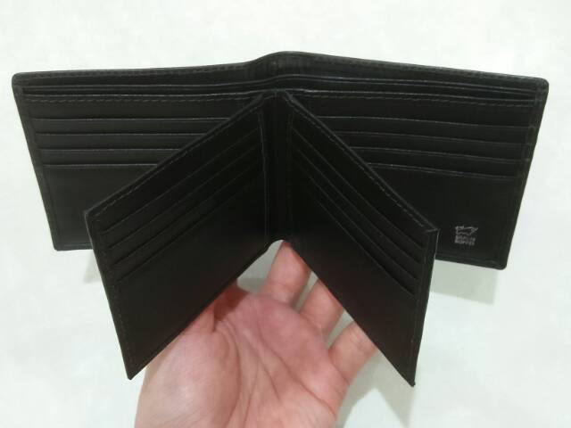 Dompet lipat pendek kulit asli premium