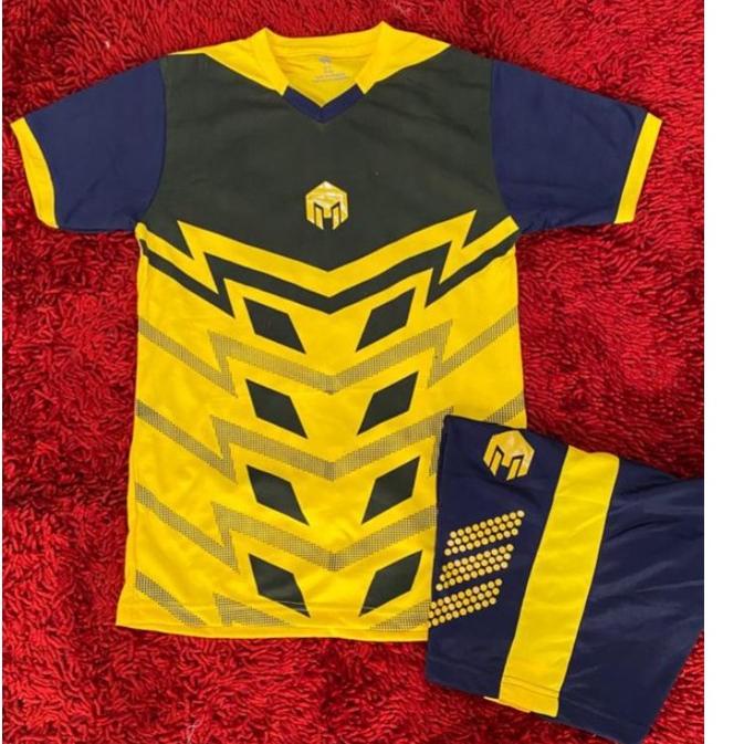 54 KHAFILLA SPORT kostum jerse Anak-anak Baju Bola Stelan Futsal Seragam SSB sekolah SD - SMP BH54 ➥