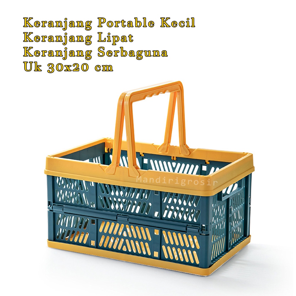 Keranjang Lipat  * Keranjang Portable *Keranjang piknik *Keranjang Serbaguna