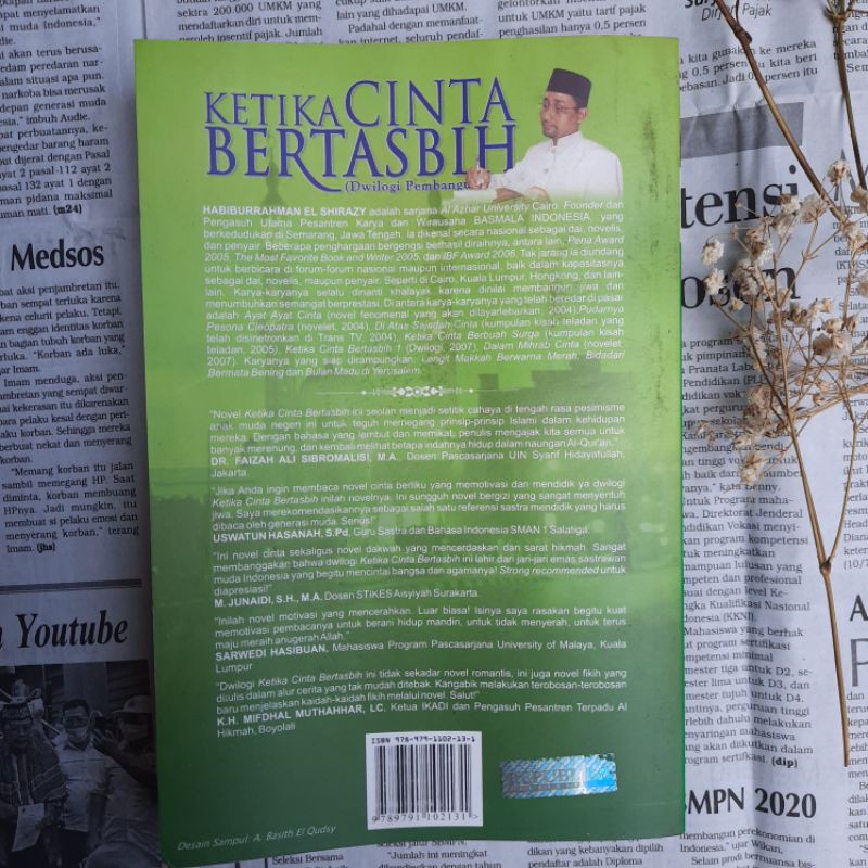 Preloved Novel Ketika Cinta Bertasbih Episode 1 2 Habiburrahman El Shirazy Novel Second Agama Shopee Indonesia