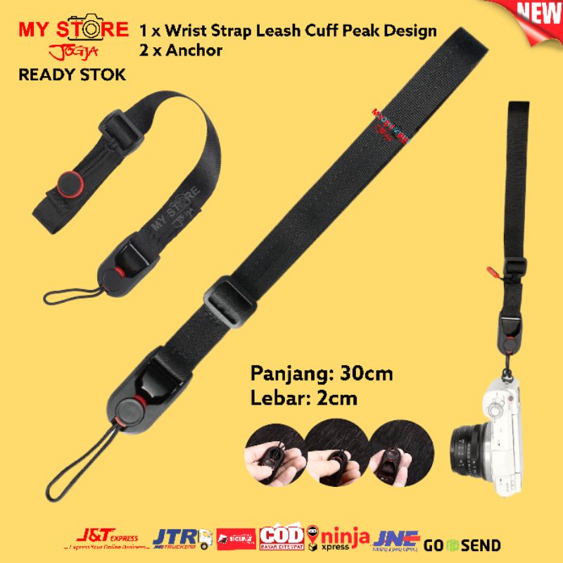 Wrist Strap Quick Release Tali Camera Cuff Leash Ala Peak Design Hand strap Kamera DSLR SLR Canon EO