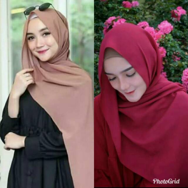 Pashmina nisa  sabyan  hijab kerudung  Shopee Indonesia