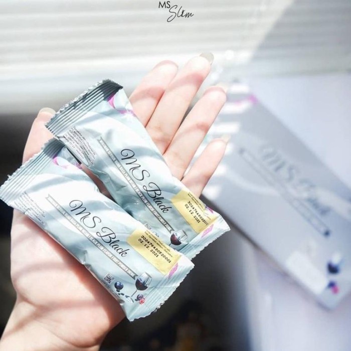 sliming capsule ms glow tester / tester ms slim sachet /tester