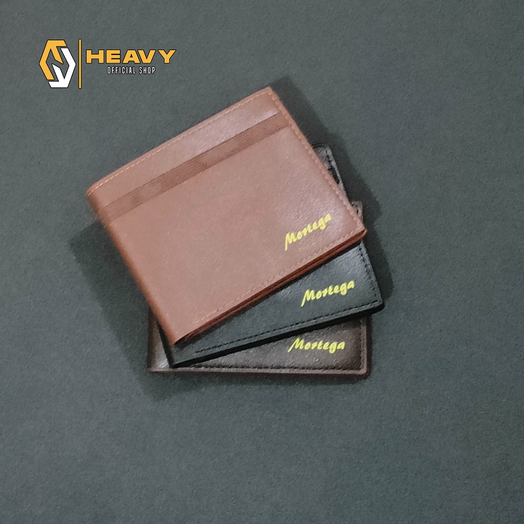 Dompet pria mortega - Dompet lipat pria kulit PU.Leather - Mortega M-1043