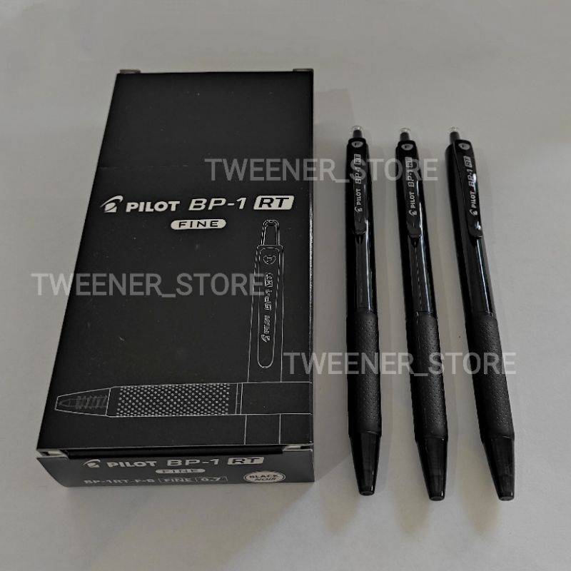 

Pilot BP-1 RT Hitam Black Fine 0.7 | Ballpoint Bolpen Pulpen Pen