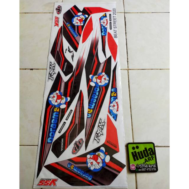 Striping siker variasi Beat street 2020 Doraemon