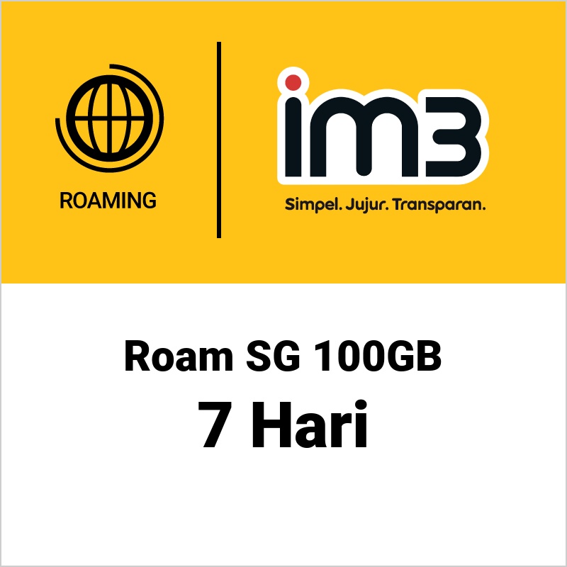 Roam Singapura 100GB 7Hari