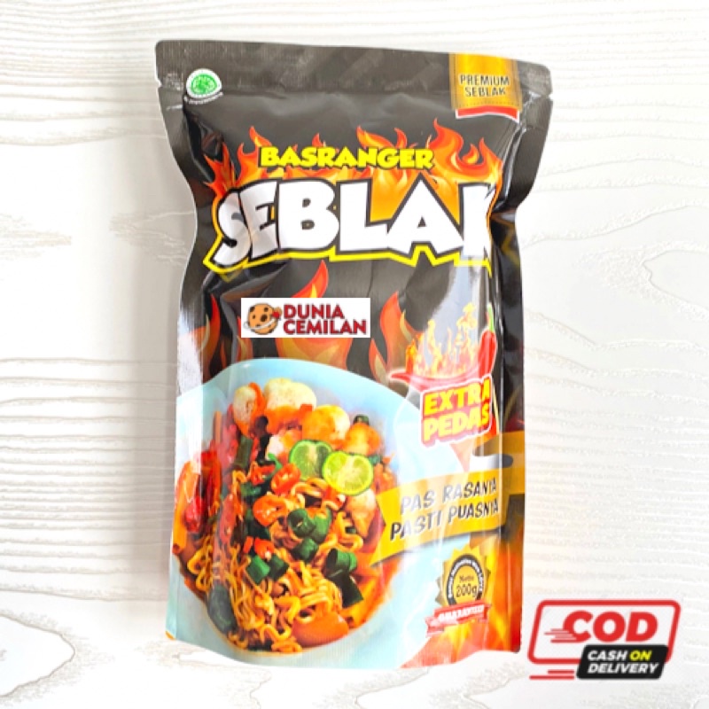 [TERMURAH!!] Seblak Instant Basranger 200gr Extra Pedas