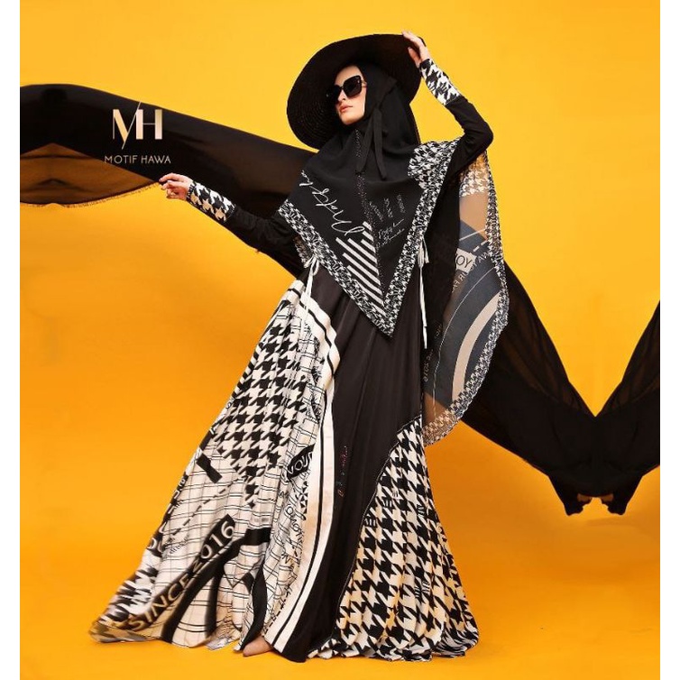 MOTIF HAWA / Dafina Set By Motif Hawa / MH / Syari Elegant / Syari Mewah / Syari cantik