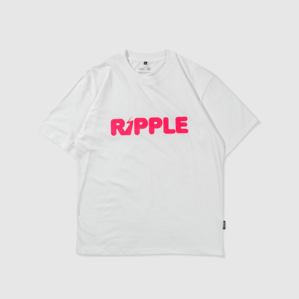 The Goods Dept X Ripple - T-Shirt Puff S/S Tee White