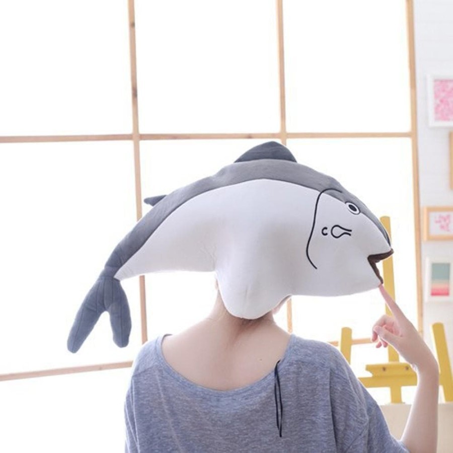 Topi ikan baby shark paus fish hat bahan lembut