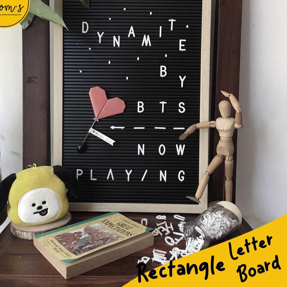 

☀ PAPAN NAMA / LETTER BOARD UNTUK DEKORASI NAMA BAYI TEEN ROOM (40x28cm) ➣