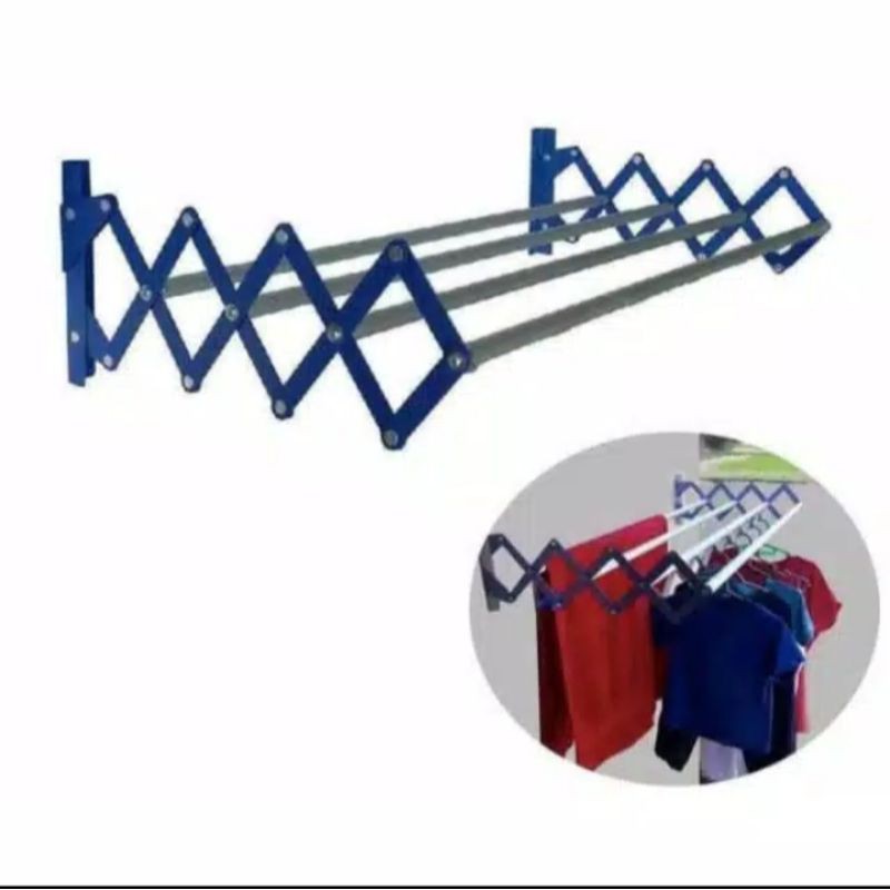 JEMURAN DINDING LIPAT 100 CM × 55 CM