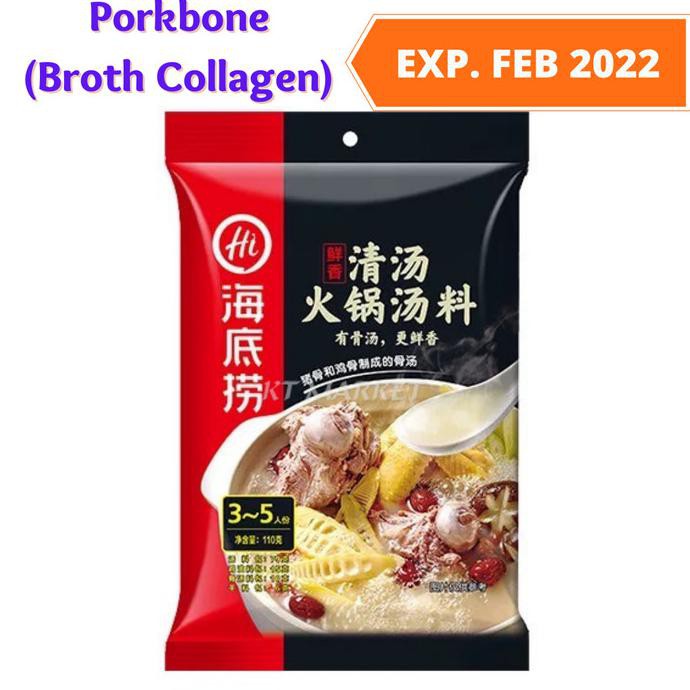 

Silahkan Order] Broth (Porkbone) Collagen Soup Base Haidilao Hotpot 清汤火锅底料