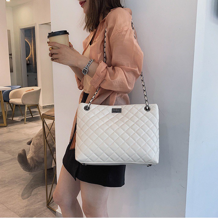 JK 727 1KG MUAT 2PCS TAS TOTE BAG SELEMPANG FASHION IMPORT Y10642 U4282