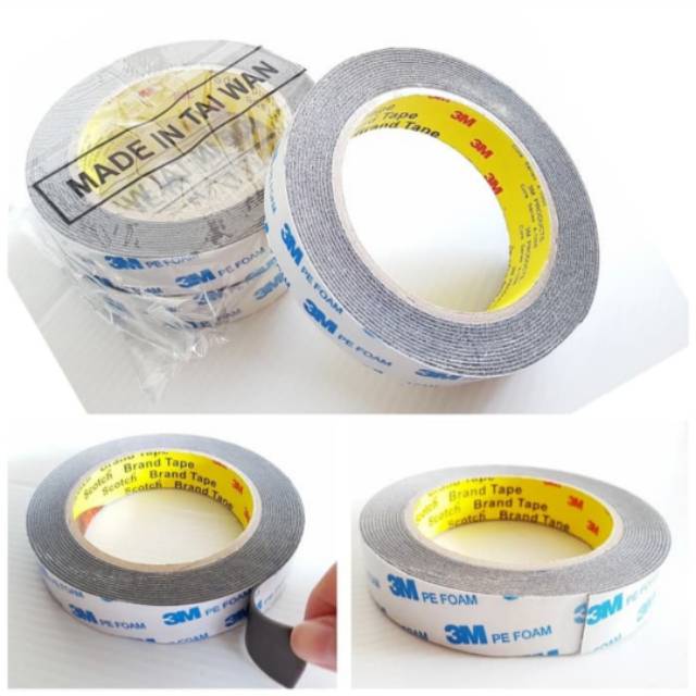 

Double tape 3m Lem perekat bulat balik Rp.12500