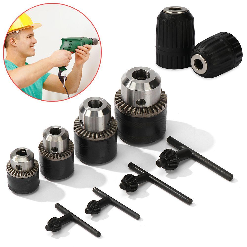 Solighter Drill Chuck Tool Adapter Converter Impact Drills Bits 1per2 &quot;-20UNF &amp; 3.8&quot; -24UNF Drat