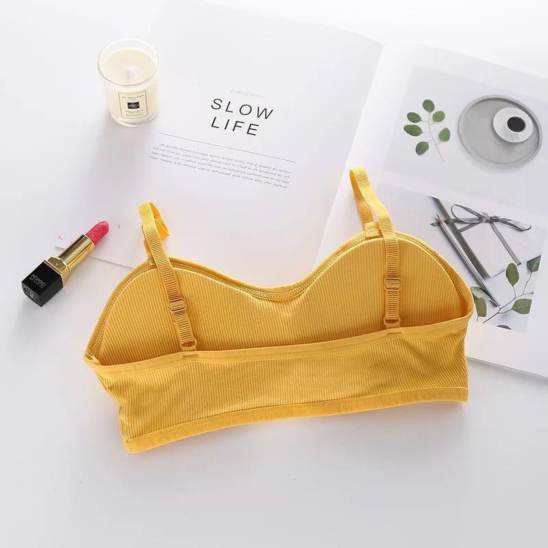 INFY - B025 Bra Wanita Tanpa Kawat Bahan Halus Pakaian Dalam bralette Push Up Elastis Sexy dengan Busa