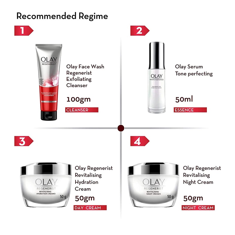 Olay Regenerist Revitalizing Night Cream 50g Skincare Anti Aging Moisturizer Wajah - Pelembab Wajah Krim Malam - Regeneris Revitalising