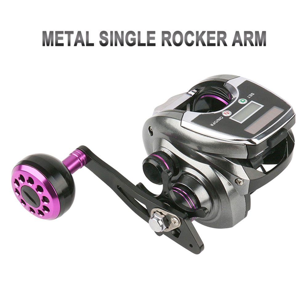 TOP Digital Display Fishing Reel New 18 +1BB 8.0:1 Rasio Kecepatan Metal Fishdrops