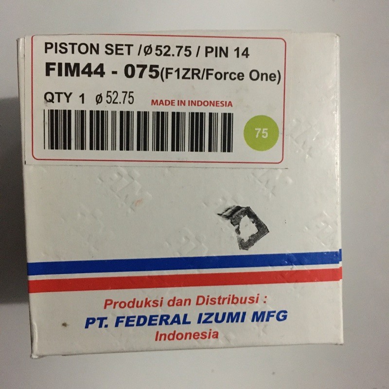 Piston Fim FIZ R piston kit fim fiz r os 25 50 75 125 200 350 piston fiz r fim-Over size 75