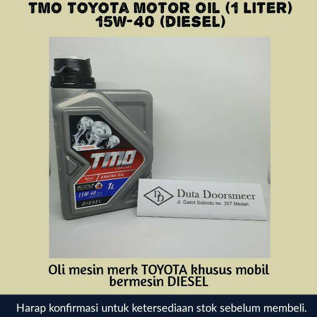 Oli TMO Toyota Motor Oil 15W 40 DIESEL 1 Liter