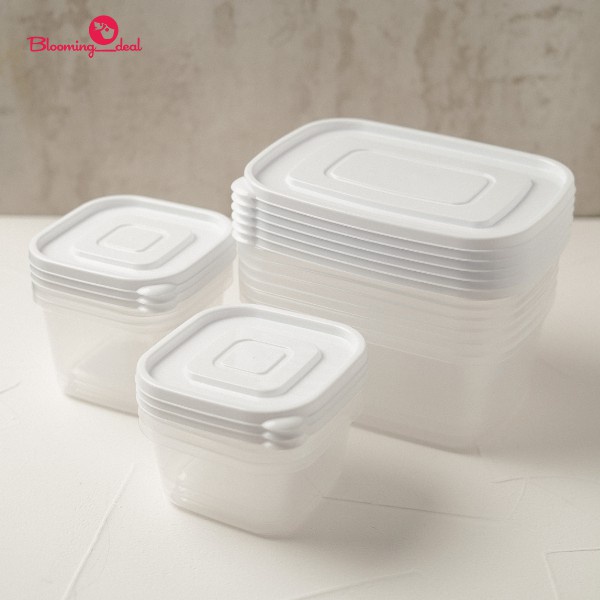 TOPLES PLASTIK SET CALISTA RUMOI BENING SEALWARE TOPLES SET ISI 12PCS/ FOOD CONTAINER SET KALISTA WADAH BUMBU DAPUR KOTAK PENYIMPANAN MAKANAN SET FOOD CONTAINER KULKAS FOOD STORAGE FOOD MAKER FOOD PROCESSOR