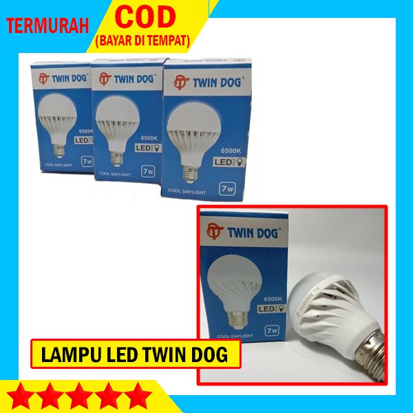 lampu led 3w / lampu led 3watt / lampu 3 watt - TWIN DOG