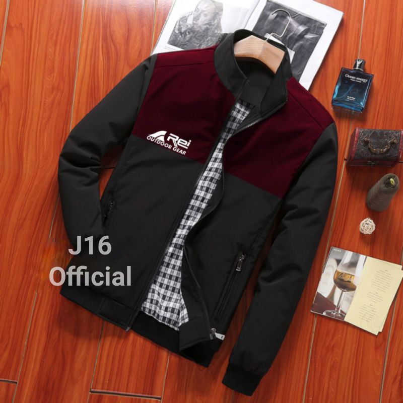 OUTDOOR REI | Jaket Harrington Baby Canvas Pria OUTDOOR INDOOR Premium Original Kombinasi