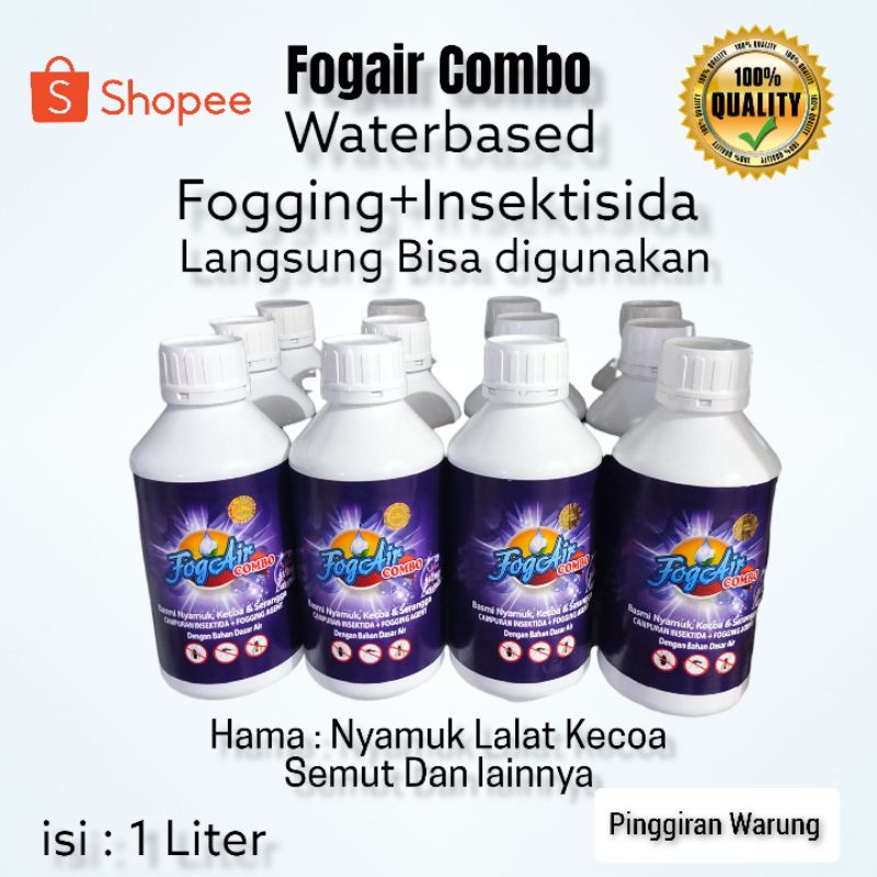 {COD}Fogair Combo @1 Liter Obat Fogging Hama Nyamuk&amp;Serangga Ampuh