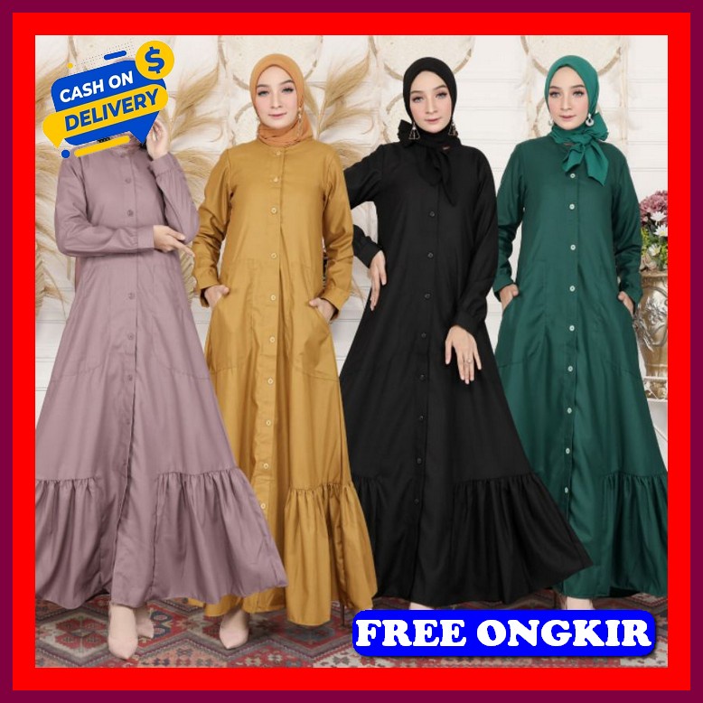 Buju Muslimah Bj Wanita Sarii Fashion Muslim Gamid Terbaru Gamus Termu Gamis Madina Zatulini Premi