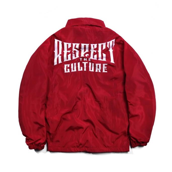 Culture Hero Windbreaker - Respect The Culture Red