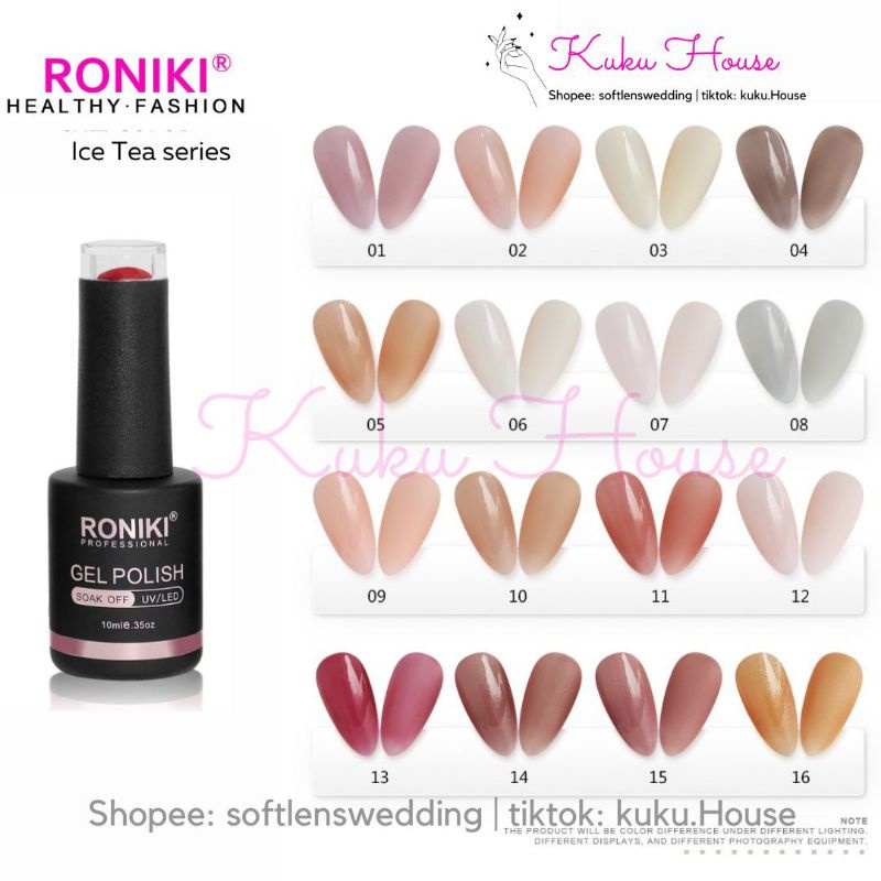 RONIKI GEL POLISH UV 10ML KUTEK