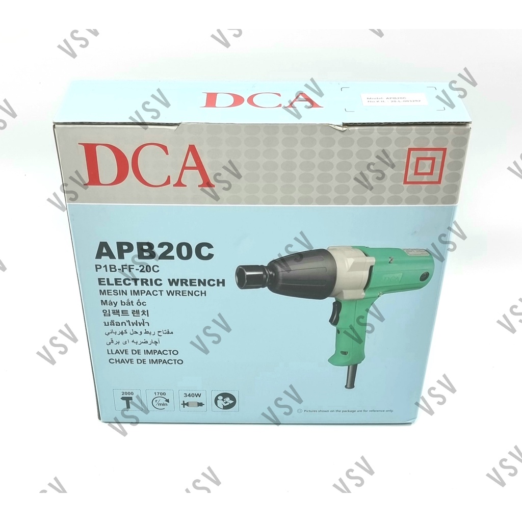 DCA Electric Wrench APB20C Mesin Impact wrench 1/2&quot;DR