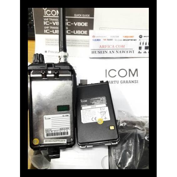 100% BERKUALITAS JUAL HT ICOM IC V80 VHF ORIGINAL GARANSI RESMI 100% 100%TERLARIS