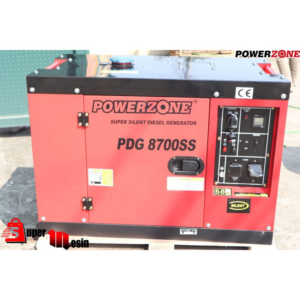 PROMO MURAH  MESIN GENSET SILENT POWERZONE PDG 8700 SS ''6500 WATT''