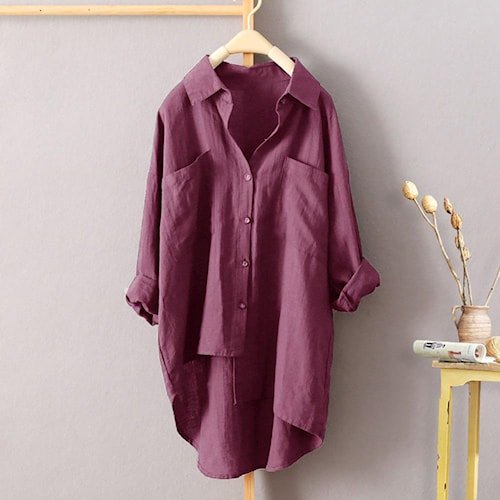 atasan wanita kekinian/kemeja wanita polos/kemeja wanita yang lagi trend/atasan baju cewek model ter