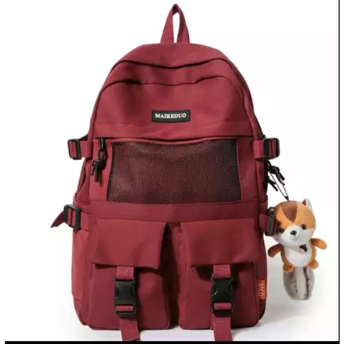 Tas Ransel Pria Wanita Reamaja / Tas Ransel Sekolah Laki-Laki perempuan SD SMP model Style Korean