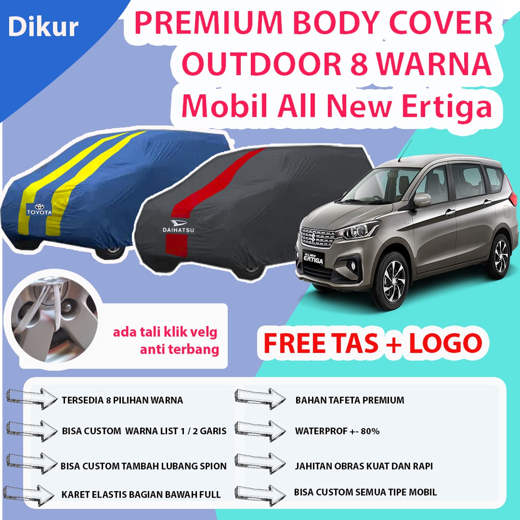 COVER PREMIUM ALL NEW ERTIGA Sarung Mobil Warna ALL NEW ERTIGA Selimut Mobil AN.ERTIGA Mantel ERTIGA